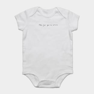 How far you've come Baby Bodysuit